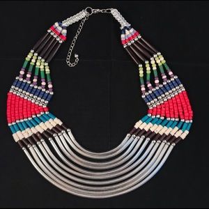 2/$20 Beautiful Tribal Beaded Necklace